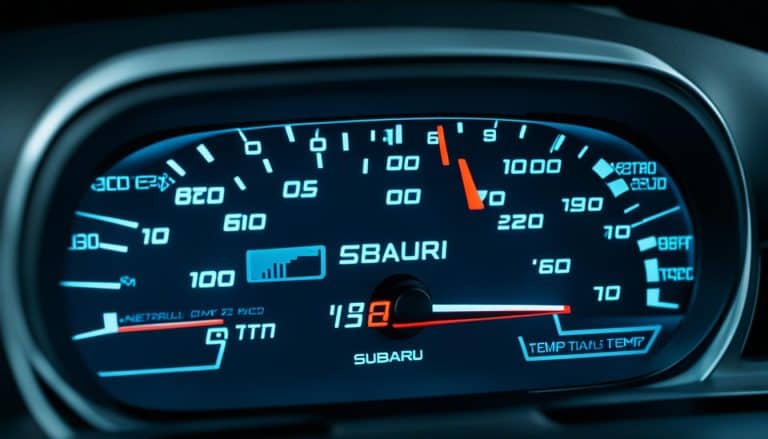 At Oil Temp Flashing Light Subaru