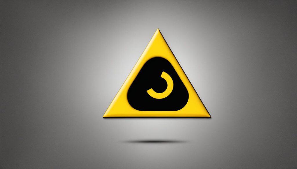 Resolve Triangle exclamation point symbol