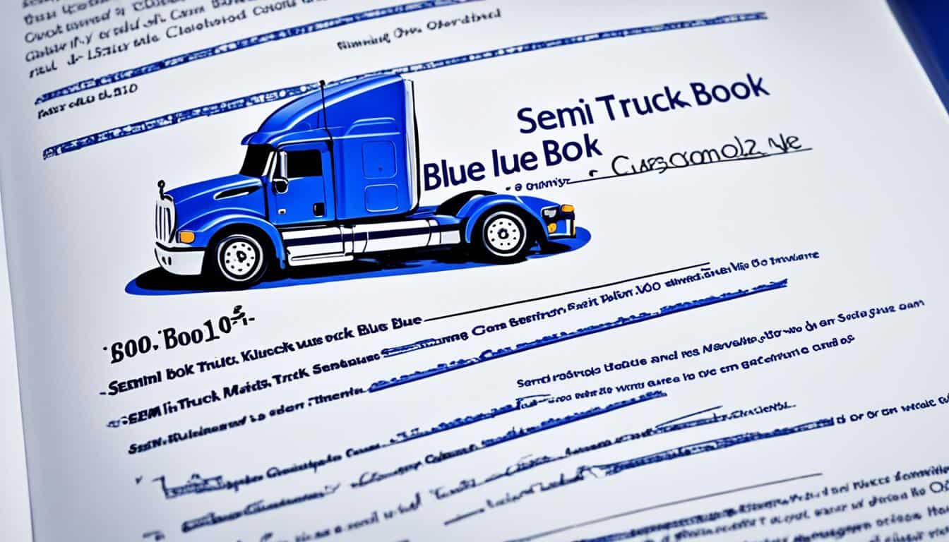 Semi Truck Blue Book Value